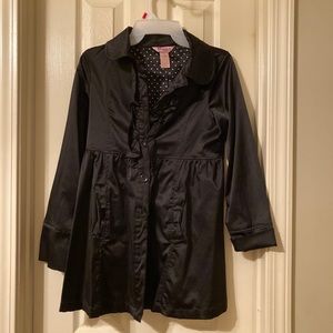 Black Children’s Trenchcoat
